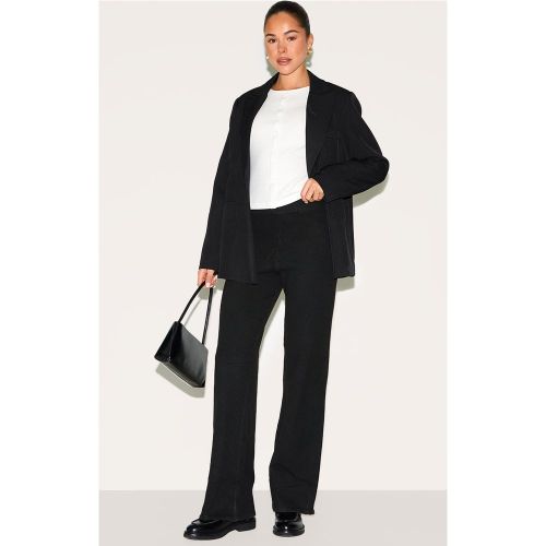 Pantalon large en maille tricot douce | Taille Large - PrettyLittleThing - Modalova