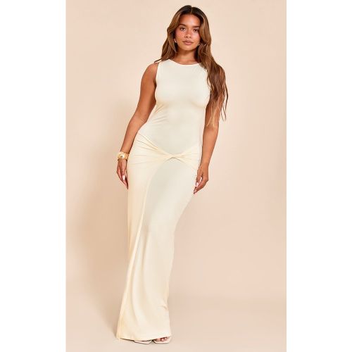 Shape Robe longue en Sculpt à col bateau et partie torsadée sur la taille - PrettyLittleThing - Modalova