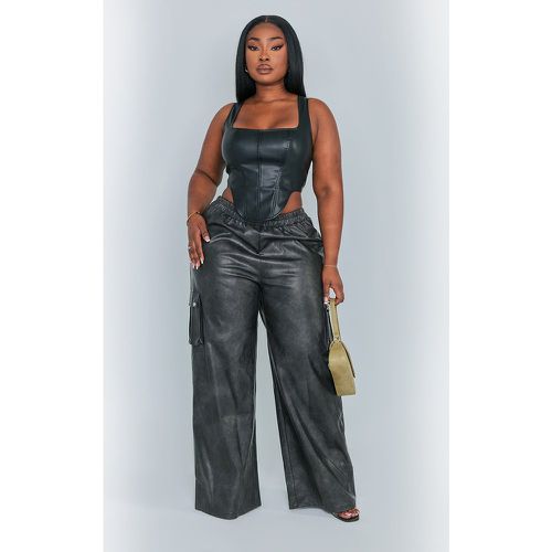 Plus Pantalon large cargo à taille haute - PrettyLittleThing - Modalova