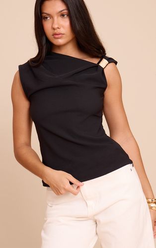 Top long asymétrique à empiècement | Taille 38 - PrettyLittleThing - Modalova