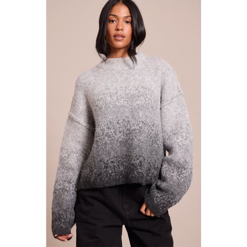 Tall Pull en maille tricot dégradée à col ras | Taille Large - PrettyLittleThing - Modalova