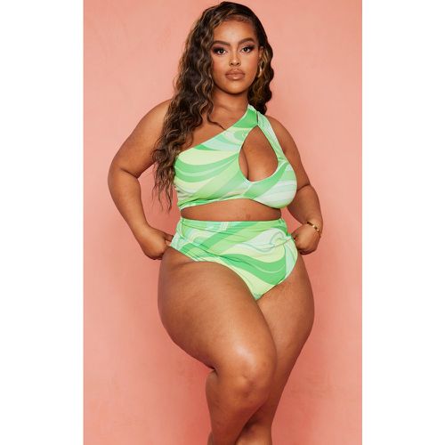 Plus Haut de maillot de bain imprimé à épaule unique - PrettyLittleThing - Modalova