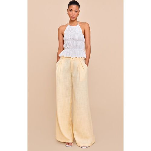 Pantalon de tailleur large en maille tweed - PrettyLittleThing - Modalova