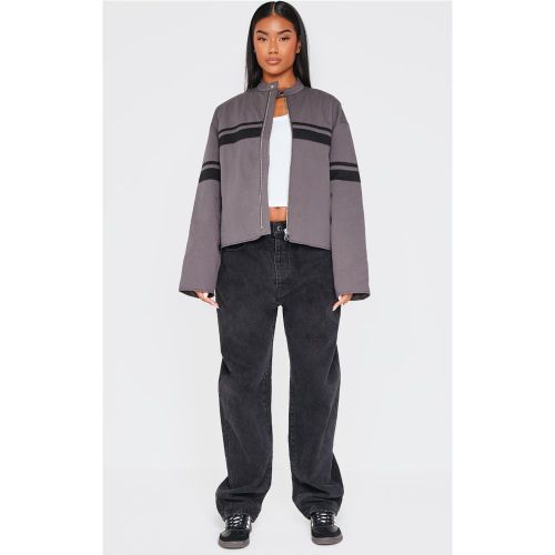 Veste rayée à zip - PrettyLittleThing - Modalova