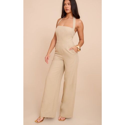 Combinaison droite tissée deluxe à dos nu - PrettyLittleThing - Modalova