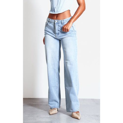 Jean droit à taille mi-haute - PrettyLittleThing - Modalova