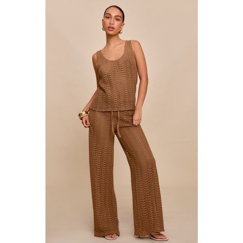 Pantalon droit à taille mi-haute - PrettyLittleThing - Modalova