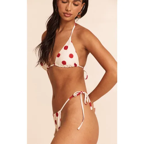 Haut de bikini triangle à pois - PrettyLittleThing - Modalova