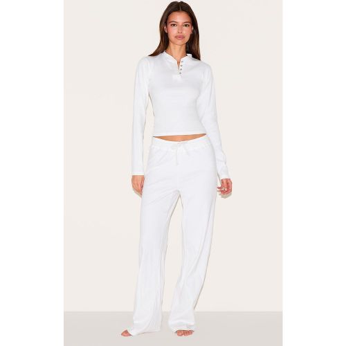 Ensemble de pyjama long côtelé à manches longues - PrettyLittleThing - Modalova