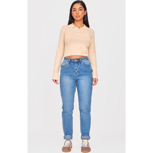Petite - Jean délavé coupe mom | Taille 30 - PrettyLittleThing - Modalova