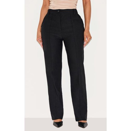Shape Pantalon cigarette tissé stretch à taille haute et pinces - PrettyLittleThing - Modalova