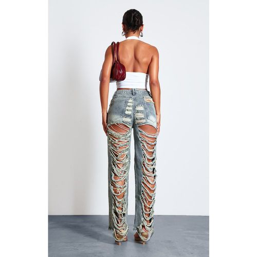 Jean baggy très déchiré derrière - PrettyLittleThing - Modalova