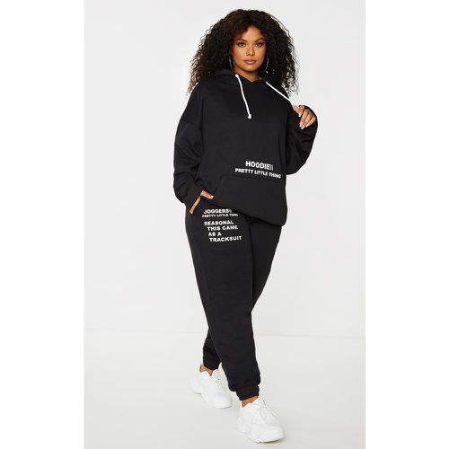 Plus Jogging retroussé à slogan imprimé - PrettyLittleThing - Modalova