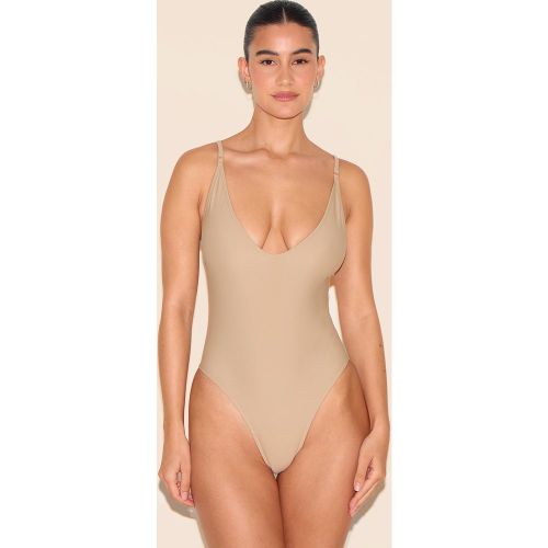 Maillot de bain basique à col rond décolleté - PrettyLittleThing - Modalova
