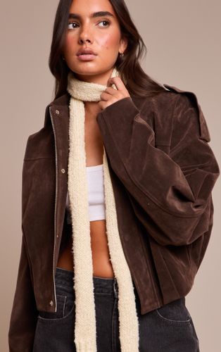 Écharpe fine en maille tricot - PrettyLittleThing - Modalova