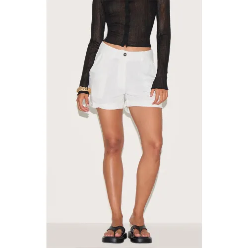 Short de tailleur en lin mélangé - PrettyLittleThing - Modalova