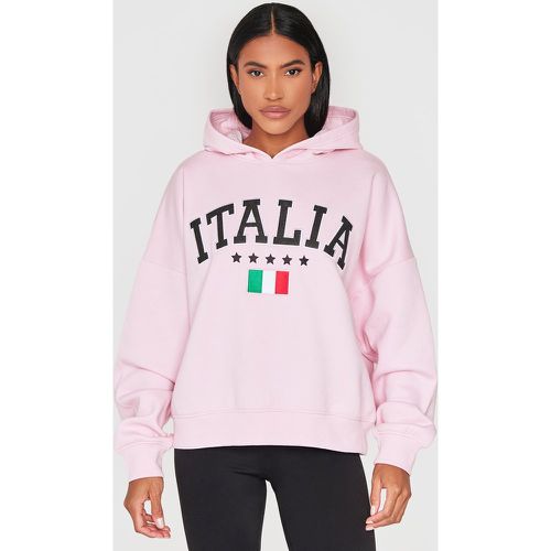 Hoodie imprimé brodé "Italia" - PrettyLittleThing - Modalova