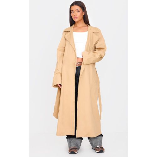 Trench structuré camel, Camel - PrettyLittleThing - Modalova