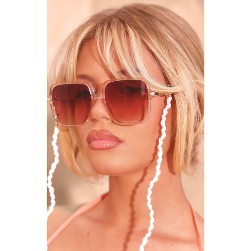 Chaîne de lunettes de soleil en coquillage - PrettyLittleThing - Modalova