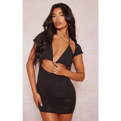 Robe moulante texturée transparente à détail bralette - PrettyLittleThing - Modalova