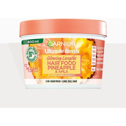 Garnier Masque capillaire 3-en-1 Ultimate Blends à l'ananas et l'amla 400ml - PrettyLittleThing - Modalova