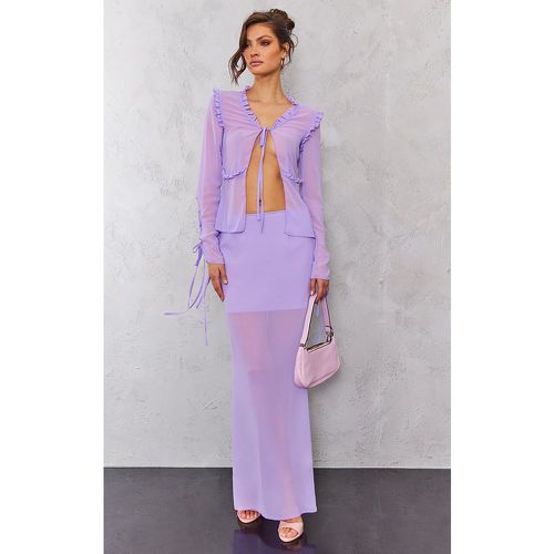 Tall Jupe longue lilas, Lilas - PrettyLittleThing - Modalova