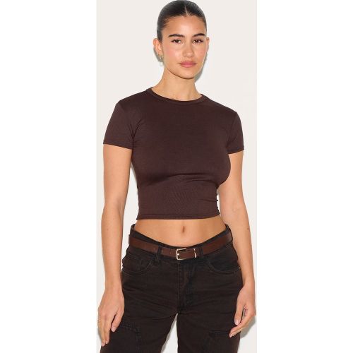 T-shirt basique ajusté en coton - PrettyLittleThing - Modalova