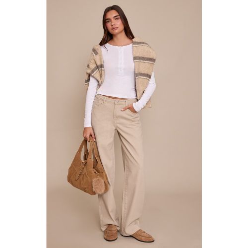 Jean droit à taille mi-haute | Taille 38 - PrettyLittleThing - Modalova