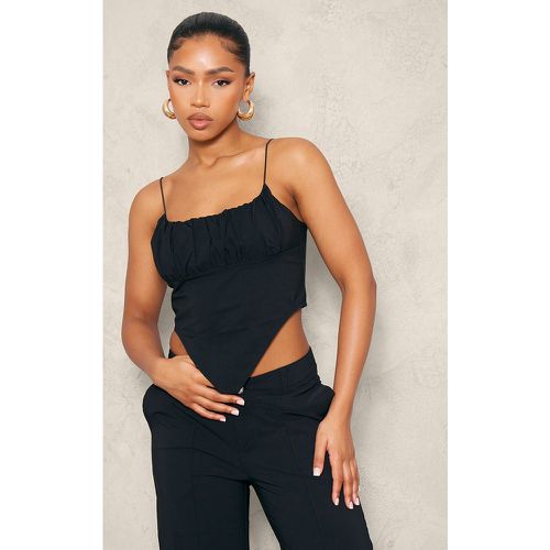 Corset de tailleur tissé froncé devant - PrettyLittleThing - Modalova