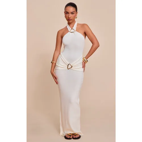 Robe Mi-Longue Dos Nu, Détails Bordure - PrettyLittleThing - Modalova