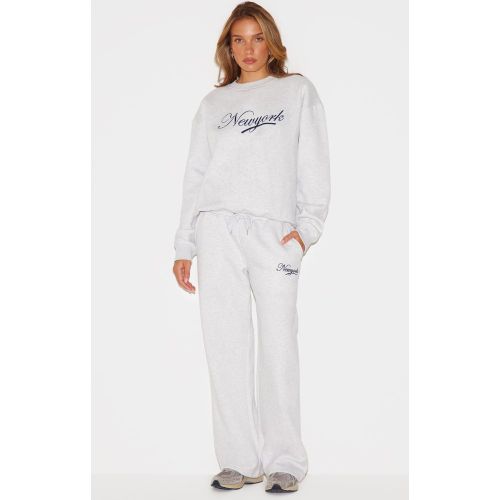 Jogging large brodé "New York" - PrettyLittleThing - Modalova