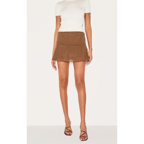 Mini-jupe à ourlet volanté - PrettyLittleThing - Modalova