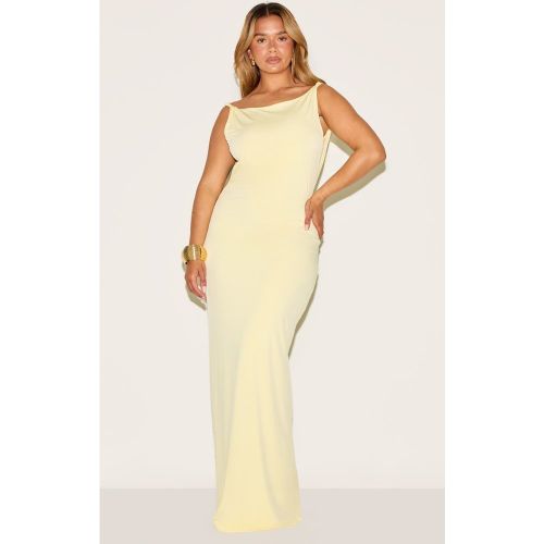 Shape Robe longue torsadée sur les épaules à col bateau et dos bénitier - PrettyLittleThing - Modalova