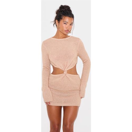 Mini robe dos nu en maille tricot pailletée à torsade devant - PrettyLittleThing - Modalova