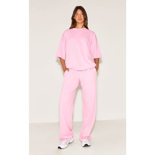 Pantalon large en jersey à taille mi-haute - PrettyLittleThing - Modalova