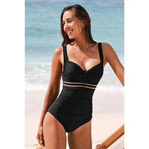 Maillot de bain une pièce standard torsadé avec trou de serrure - CUPSHE - Modalova