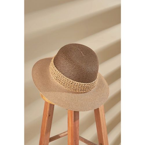 Chapeau de paille bicolore - CUPSHE - Modalova