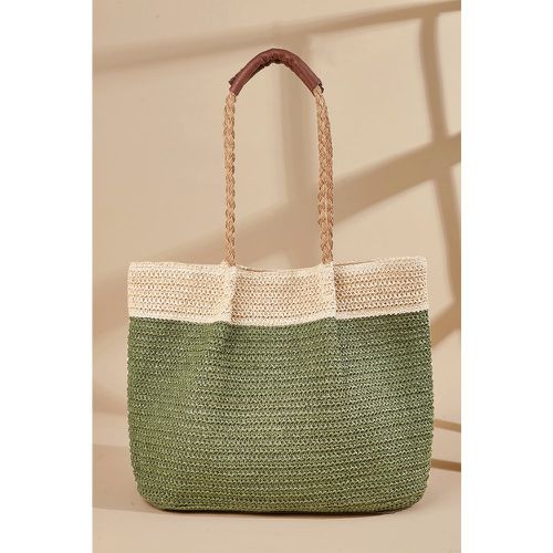 Sac à bandoulière avec blocs de couleur et crochet vert et neutre - CUPSHE - Modalova