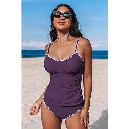 Tankini à col scoop avec bas classique - CUPSHE - Modalova