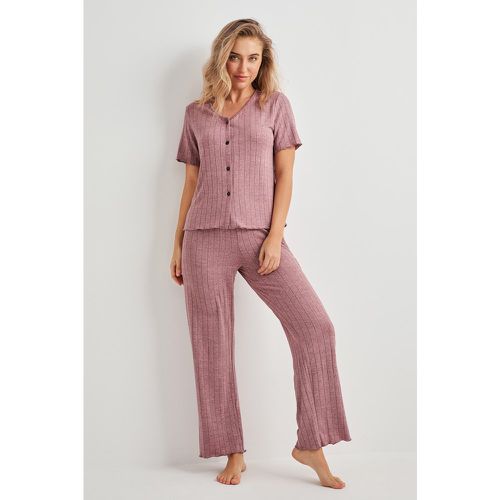 Ensemble pyjama haut et bas en tricot - CUPSHE - Modalova