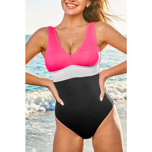 Maillot de bain une pièce avec col plongeant sportif - CUPSHE - Modalova