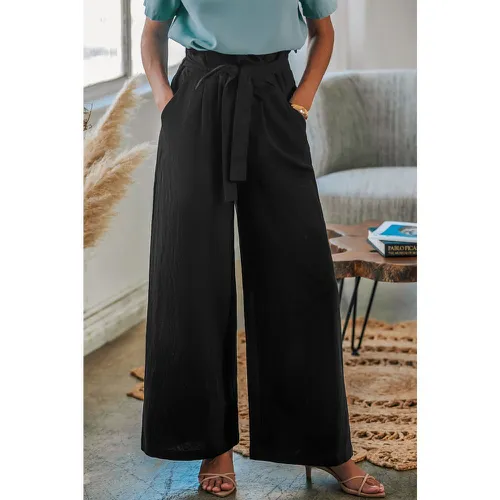 Pantalon en pur coton à poches et jambes larges - CUPSHE - Modalova