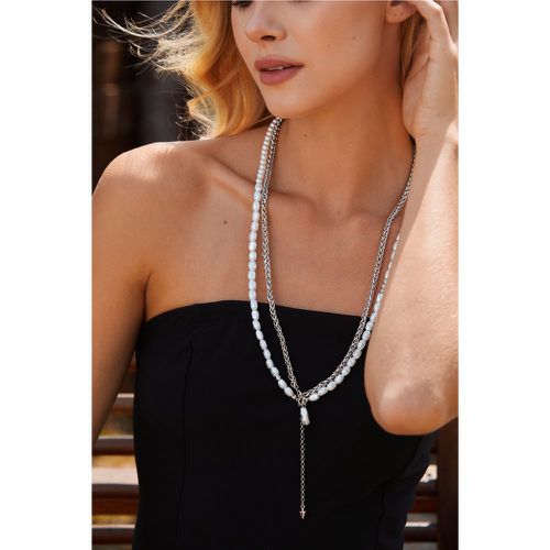 Collier à chaînes et perles artificielles - CUPSHE - Modalova