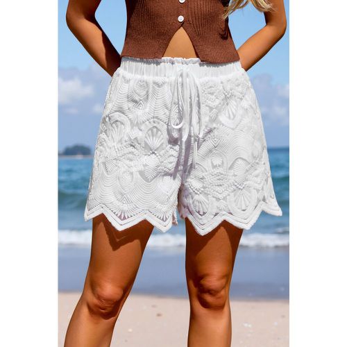 Short boho en dentelle et noué sur le devant - CUPSHE - Modalova