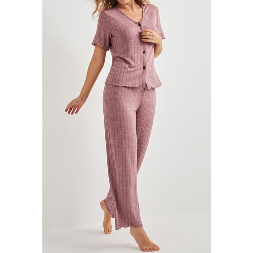 Ensemble pyjama haut et bas en tricot - CUPSHE - Modalova