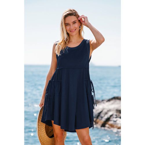 Robe courte sans manches en jersey à col rond - CUPSHE - Modalova