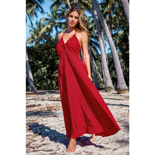 Robe midi à dos nu sans manches - CUPSHE - Modalova