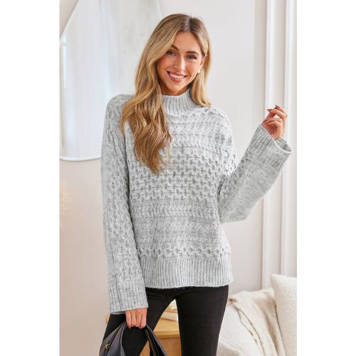 Pull en tricot torsadé à col roulé - CUPSHE - Modalova