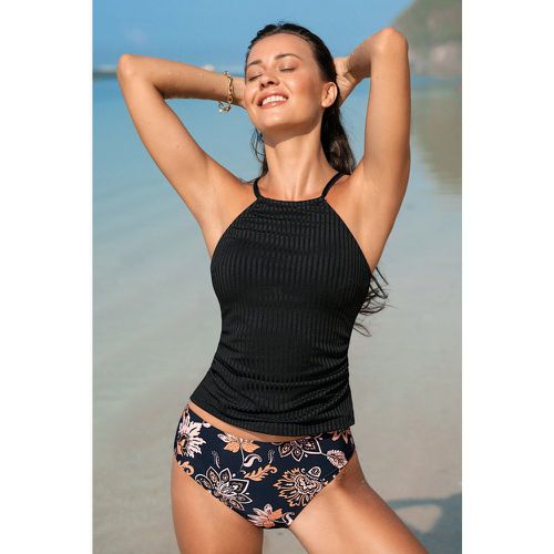 Tankini à col haut et bas standard paisley - CUPSHE - Modalova