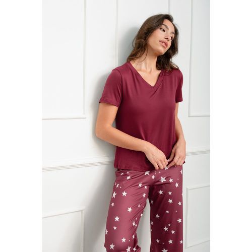 Ensemble de pyjama avec manches courtes et pantalon à étoiles - CUPSHE - Modalova